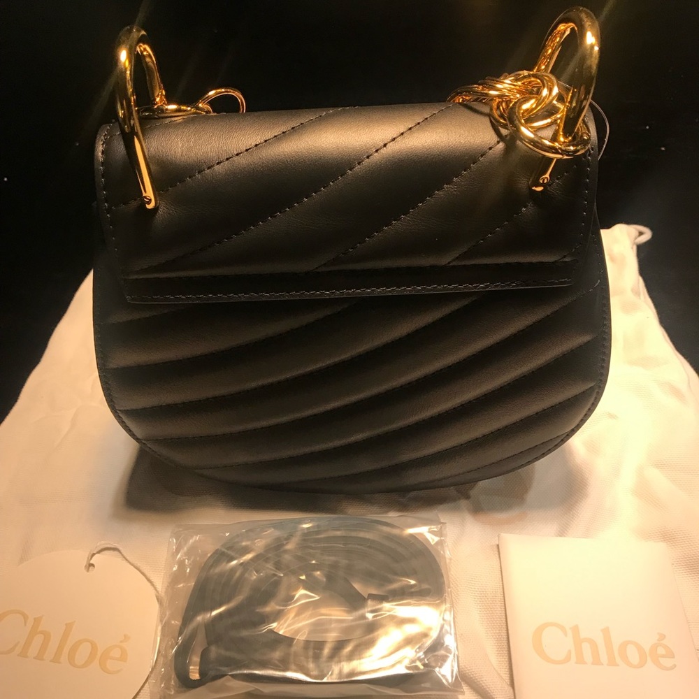 CHLOE Calfskin Quilted Mini Drew Bijou Bag - Picture 4 of 7